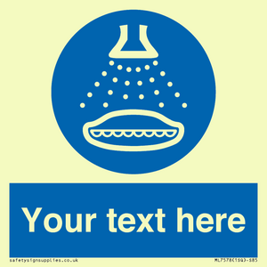 Custom start water spray in launch sequence